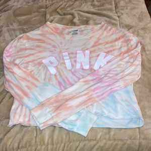 PINK cropped long sleeve